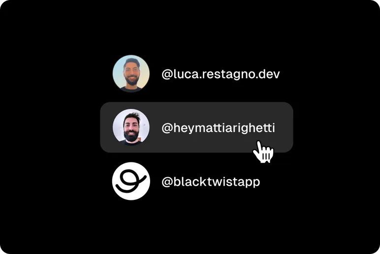 Multi-account Threads management in BlackTwist