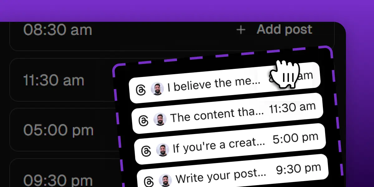 Bulk upload of Threads posts and threads from a CSV file