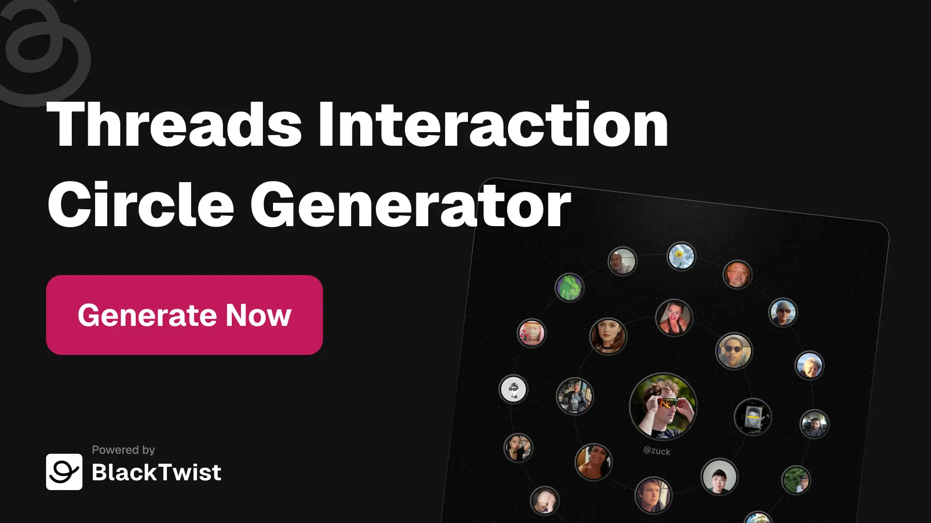 Free Threads Circle Generator | See Who Interacts With You Most